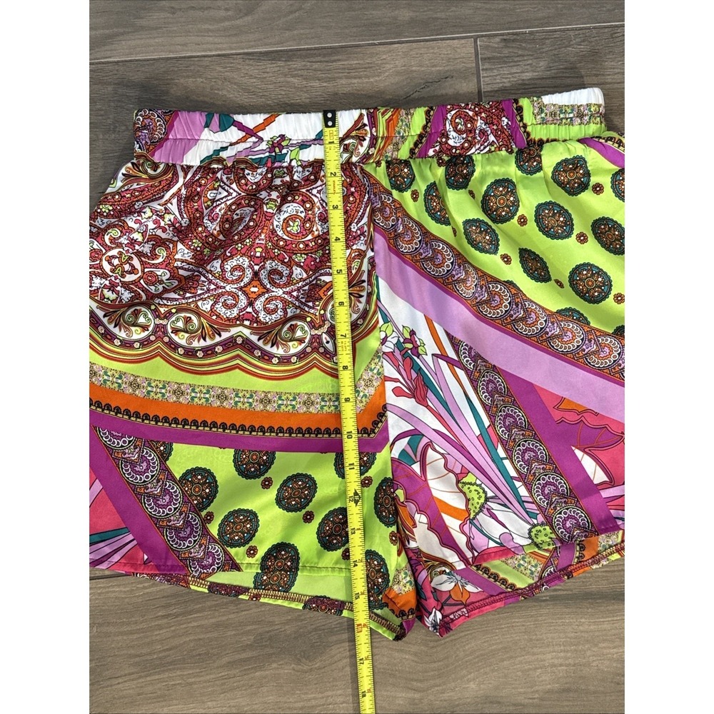 Shein Shorts Polyester Boho‎ Chic Pucci-like Print Women's Large - Picture 5 of 14